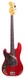 Fender Precision Bass 62 Reissue LEFTY 2008 Candy Apple Red