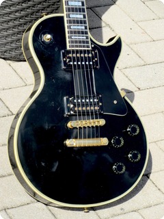 Gibson Les Paul Custom Owned By “richie Faulkner” 1980 Black