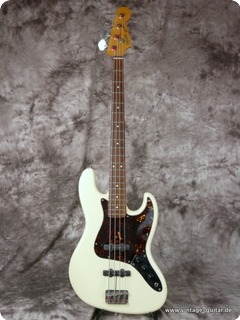 Fender Squier Jazz Bass 1986 Olympic White