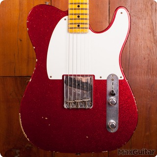 Fender Custom Shop Telecaster 2016 Metallic Red Guitar For Sale Max Guitar