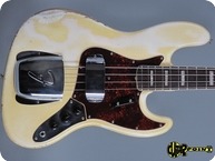 Fender Jazz Bass 1966 Olympic White Match. Headstock