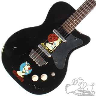 Silvertone U2 1958 Black Silver