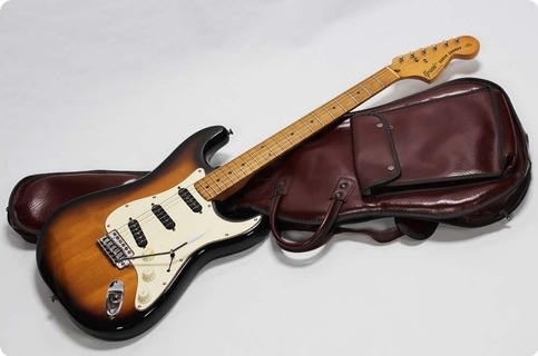 Greco Super Sounds Strat SE 380 1979 Tobacco Guitar For Sale