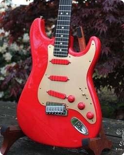 Fender Custom Fender Stratocaster Custom Shop One Off 40th Ann Alloy Aluminum Corvette Red 1994