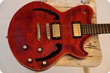 Hans Guitars-The Bishop -Cardinal Red 