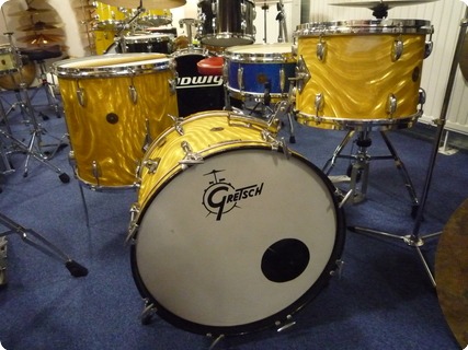 Gretsch Round Badge 1960 Yellow Satin Flame