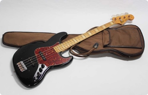 Greco Jazz Bass JB 600 1977 Black Bass For Sale Rickguitars