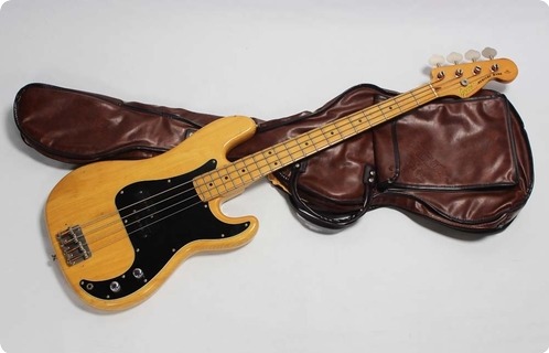 Greco Precision Bass PB 600 1979 Natural Bass For Sale Rickguitars