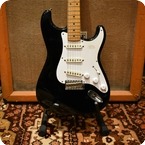 Fender Vintage 1983 Fender JV Squier Stratocaster 57 Reissue Black Stratocaster
