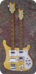 Rickenbacker 4080 Double Neck GuitarBass 1980 White Yellow