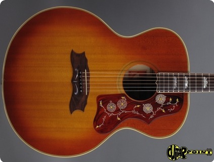 Gibson J 200 Artist Series 1973 Sunburst Guitar For Sale GuitarPoint