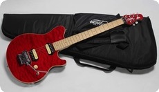 MusicMan Sterling Axis AX 40 2016 Translucent Red