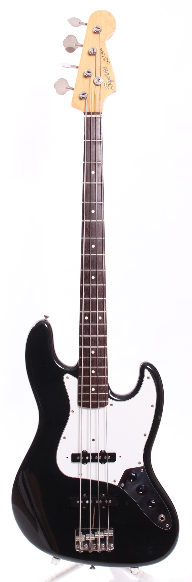 Squier By Fender Japan Jazz Bass 62 Reissue 1985 Black Bass For Sale