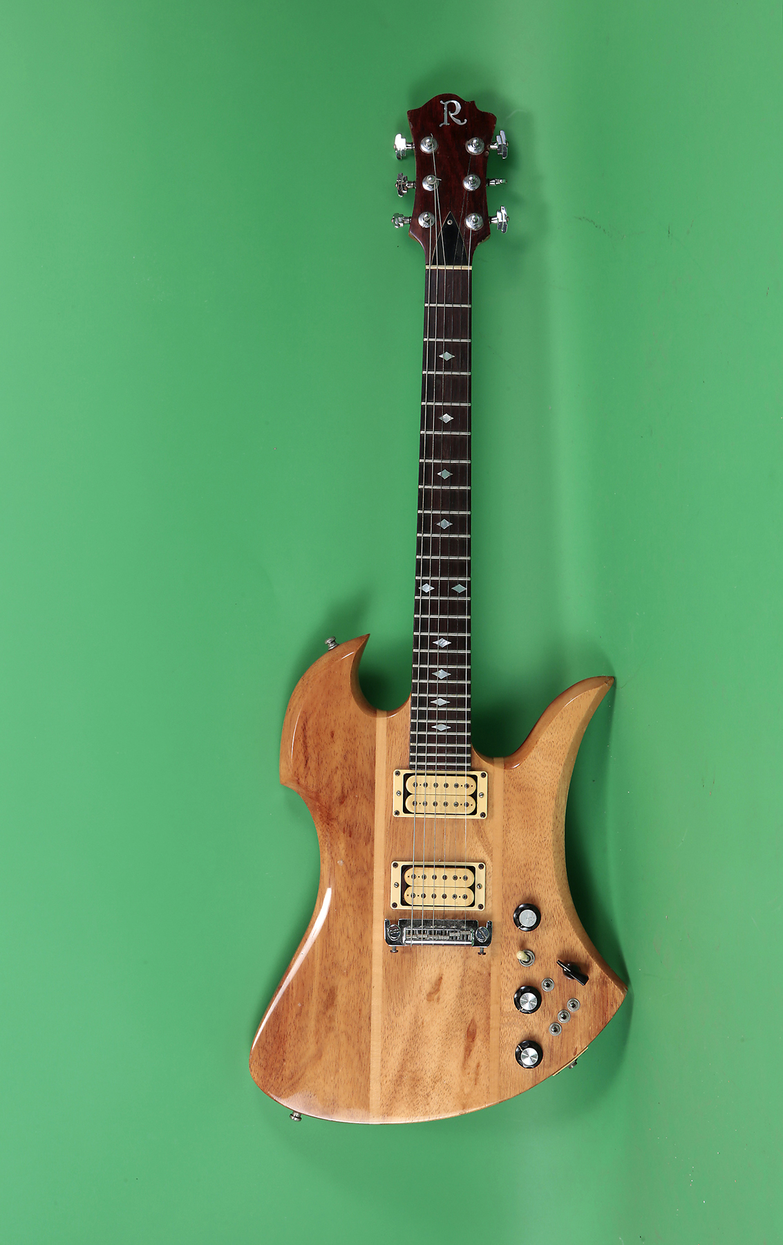 Bc Rich Mockingbird Koa Wood 1980 Natural Guitar For Sale Jay Rosen Music