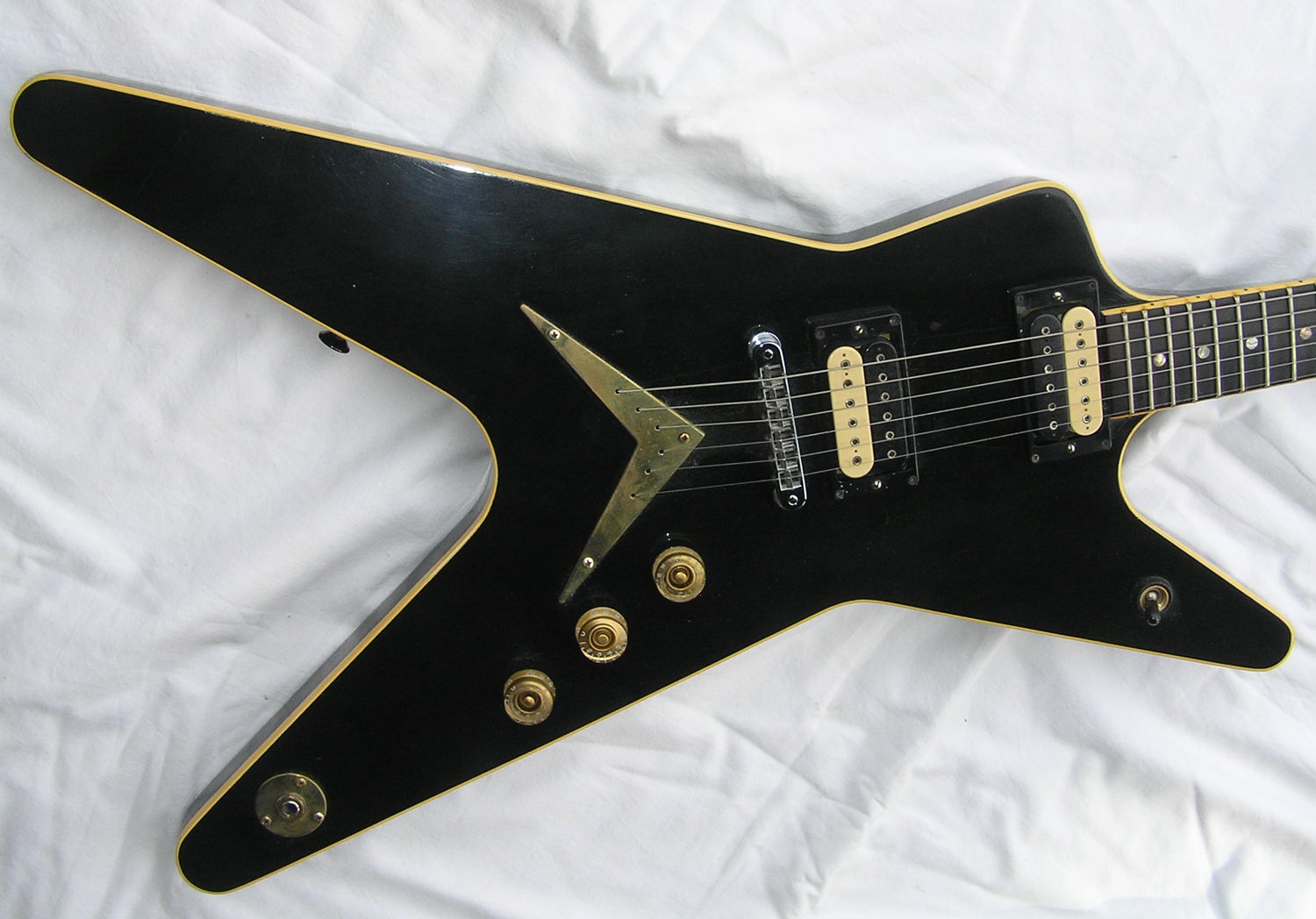 Dean ML 1980 Black Guitar For Sale SPC Guitars