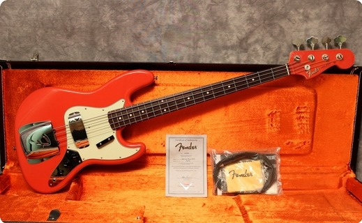 Fender Custom Shop 64 Jazz Nos 2007 Fiesta Red