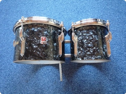 Premier Bongos 1960 Black Diamond Pearl