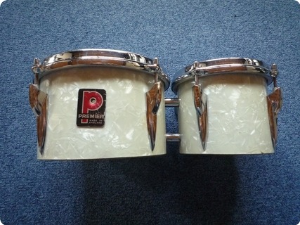 Premier Bongos 1970 White Marine Pearl