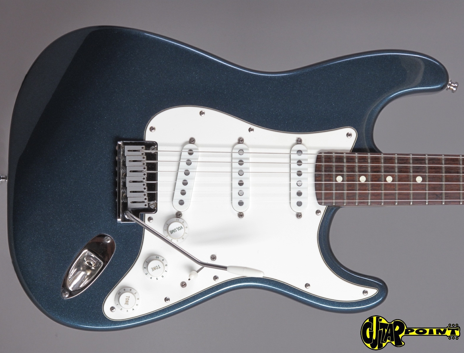 Fender Stratocaster 1989 Gun Blue Metallic Guitar For Sale GuitarPoint