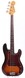Squier By Fender Precision Bass 62 Reissue JV Series 1982 Sunburst