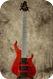 Le Fay Karlsson V Steel Fretless-Red Translucent