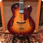 Zenith Vintage 1950s Zenith Super 33 Deluxe Sunburst Guitar Hofner Pickup