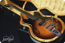 Gibson ES 330 Flametop 2016 Tobacco Sunburst