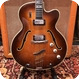 Hofner Vintage 1960s Hofner Committee Thinline Brunette Electric Guitar 5.5lbs Case