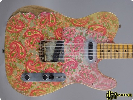 Fender Telecaster ´68 Paisley Masterbuilt   Relic 2017 Pink Paisley