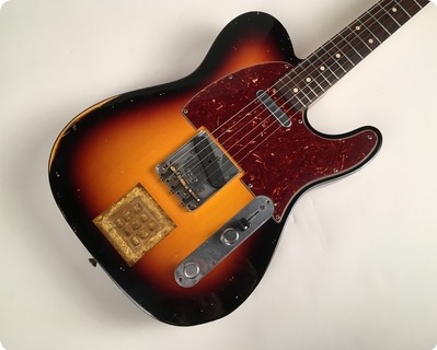 telecaster sunburst tortoise pickguard