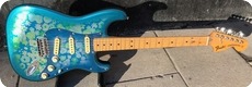 Fender Straotcaster Blue Floral 1986 Blue Floral