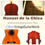 Manuel De La Chica 1a Signed 1954