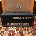 Sound City Vintage 1973 Sound City 120 B120 Bass Valve Amplifier Head