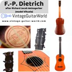 Frank Peter Dietrich Weissgerber Model Viuhela Tielke Guitar Chitarra Battenta