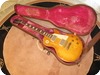 Lifton Brown Mid-late 1950s Les Paul Case 4 Latch 1957-Brown Pink Interior