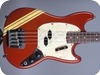 Fender Mustang Competition Bass 1973 Candy Apple Red Competition Red