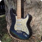 Fender Stratocaster 1990 Black Holoflake