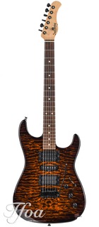 Sadowsky Nyc Strat Quilt Tiger Eye Burst 2011