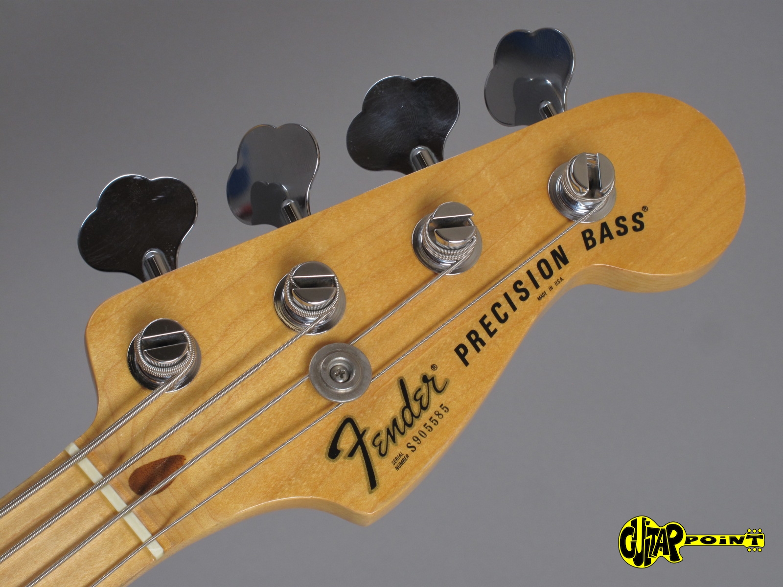 Fender Precision 1979 3-tone Sunburst Bass For Sale GuitarPoint