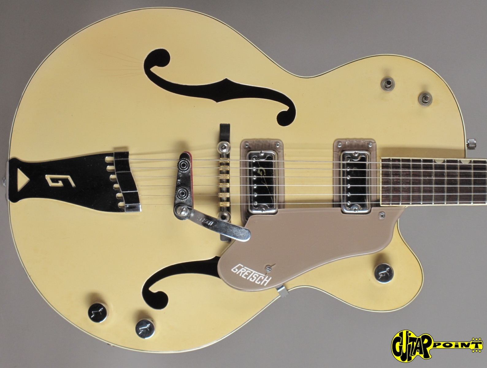 Gretsch 6118 Double Anniversary 1964 Two Tone Tan Guitar For Sale 