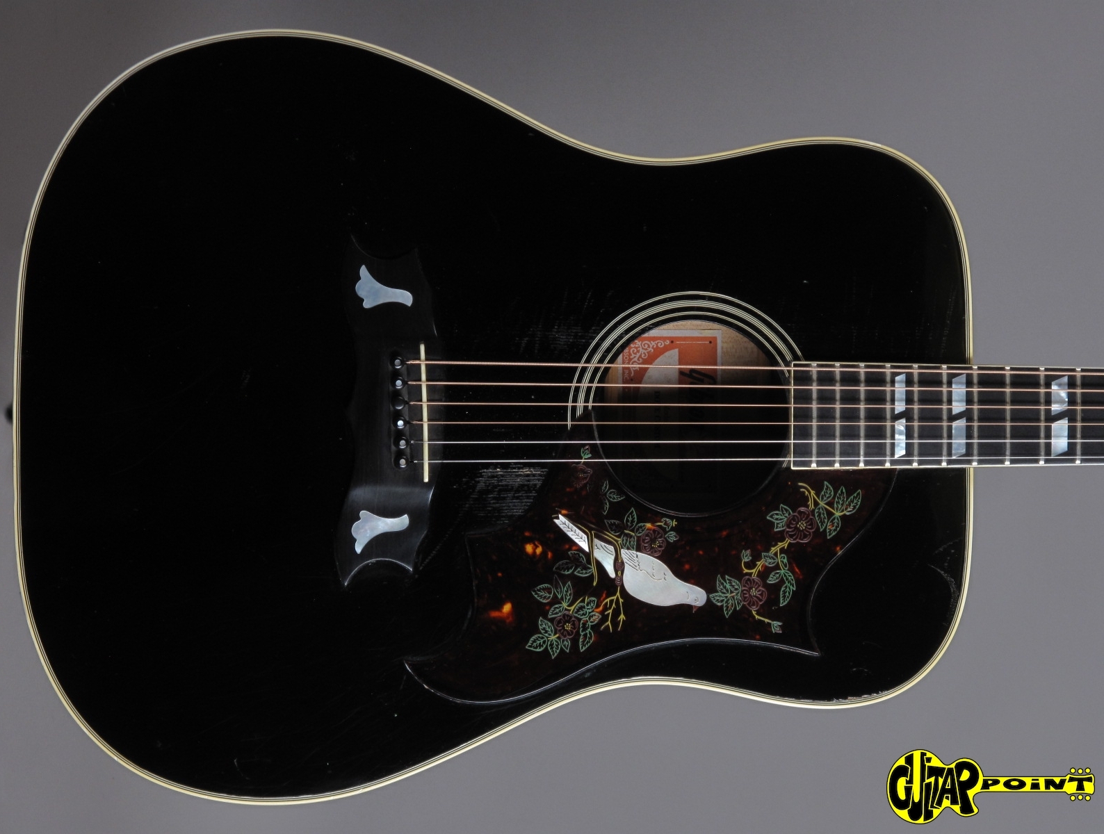 Gibson Dove Custom 1978 Ebony Guitar For Sale GuitarPoint