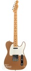 Fender Custom Shop Dual Tone Top Bound Telecaster NOS Firemist Gold Near Mint 2013