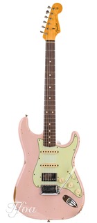 Fender Custom 60 Stratocaster Relic Shell Pink Hss Rw