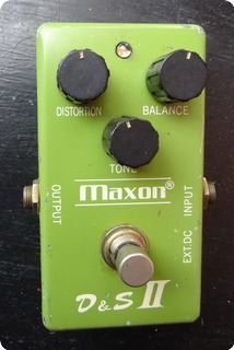 Maxon D&S II 1978 Green Box Effect For Sale Hendrix Guitars