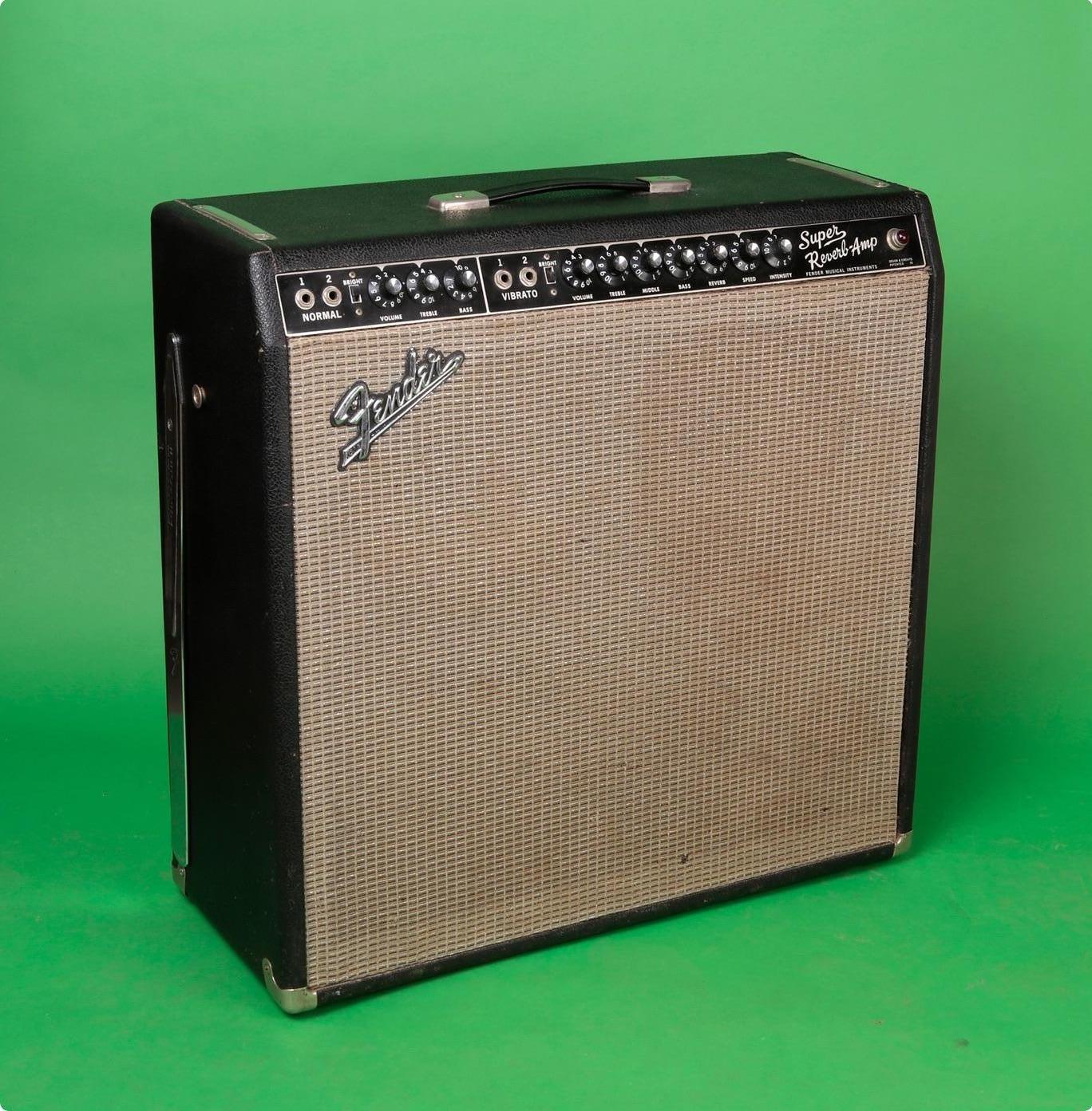 Fender Super Reverb 1966 Black Amp For Sale Jay Rosen Music