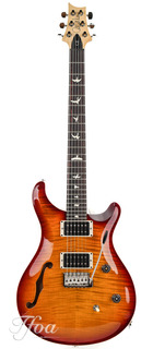 Prs Ce24 Semi Hollow Dark Cherry Sunburst