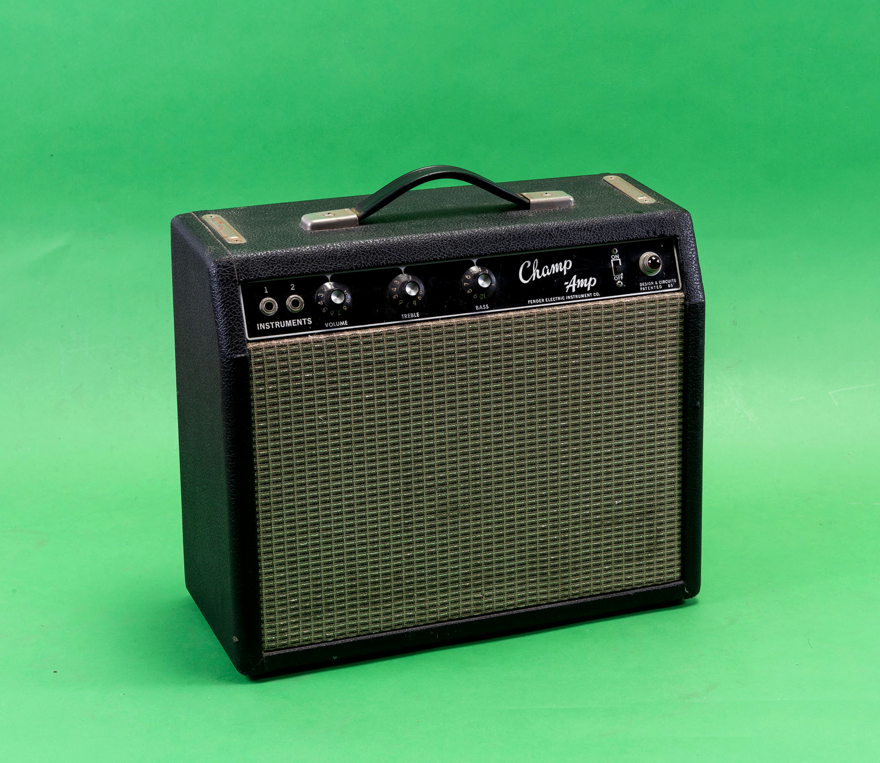 Fender Champ Amp 1964 Black Amp For Sale Jay Rosen Music