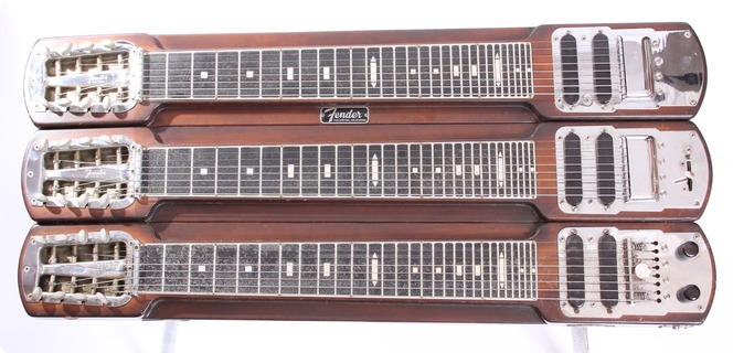 Fender Stringmaster T8 Triple Neck Steel 1955 Brown