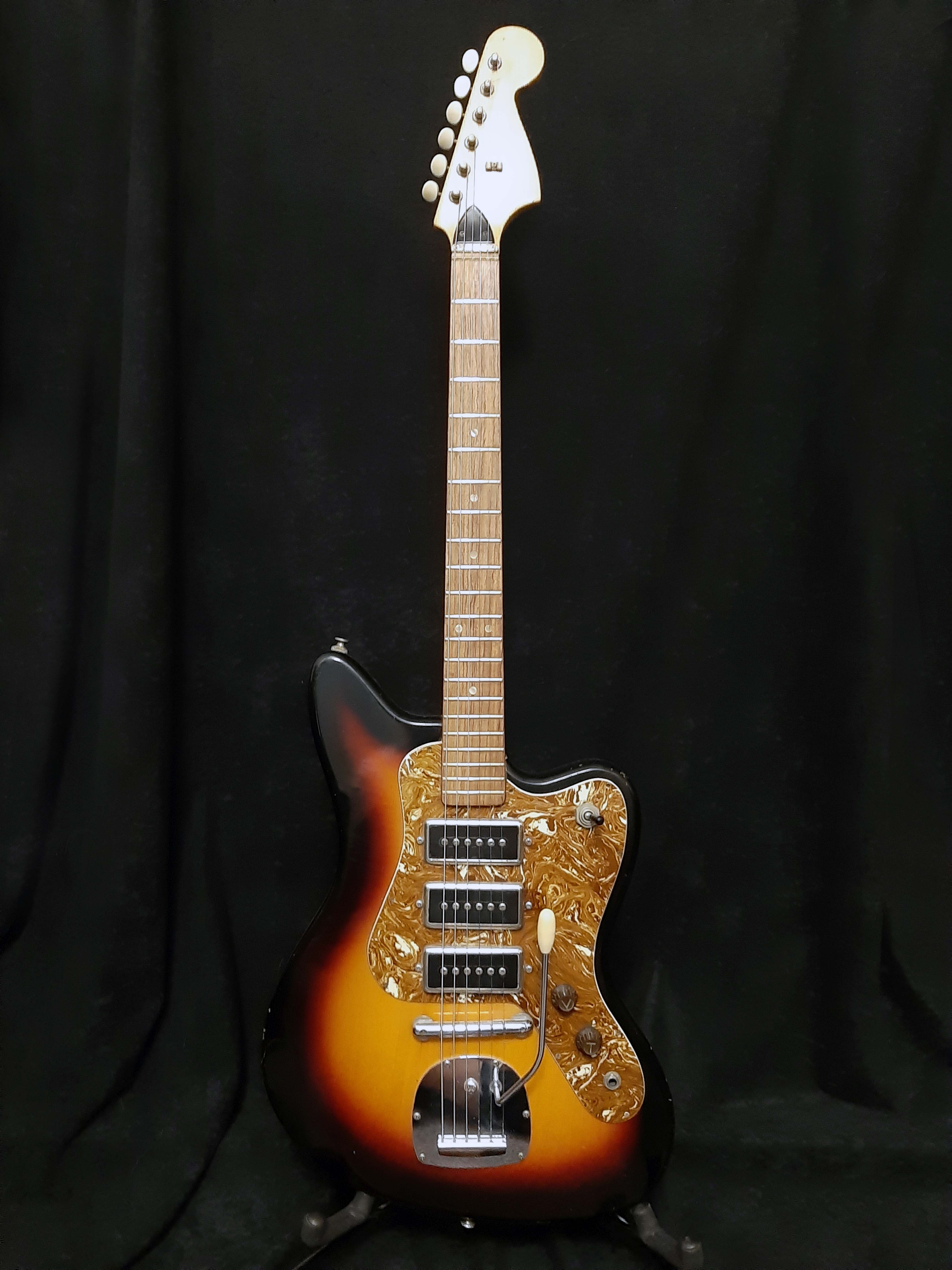 Framus Strato 6 1960's Sunburst Guitar For Sale SEM ADVENTURE Ewa Orleańska