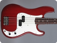 Fender Precision 1981 Transluscent Red